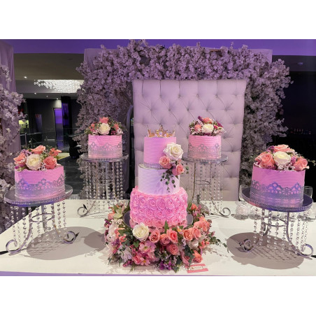 Pastel de XV 4761 Rosa y Lila